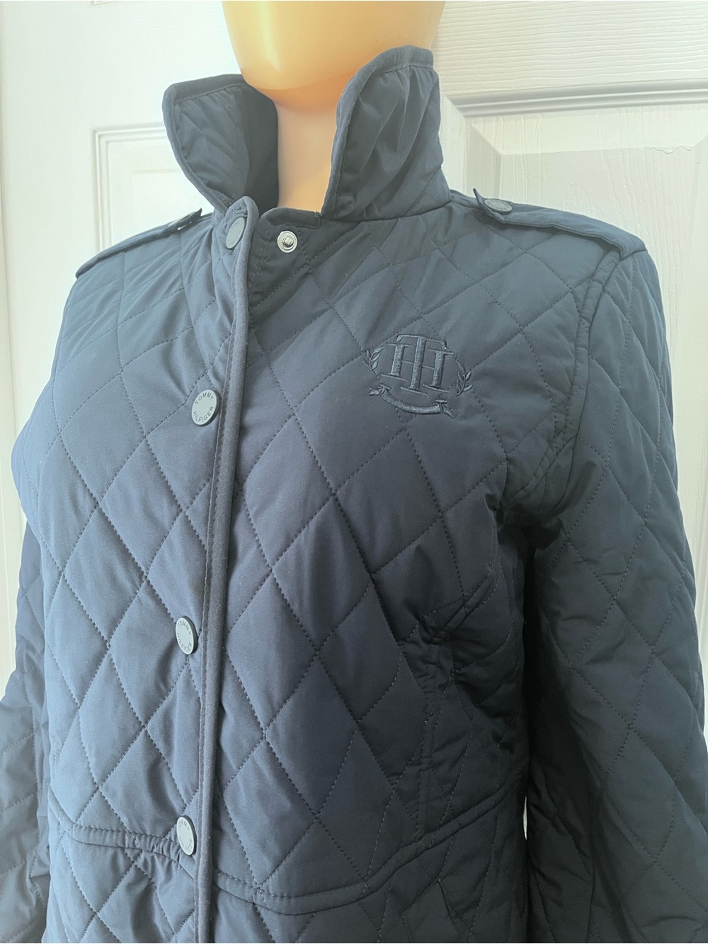 Tommy Hilfiger Quilted Navy  Jacket - Picture 3 of 7
